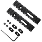 Aluminum Slotted Made Picatinny Section Kit Set for MOE Hand Guards Tactical（10slot）
