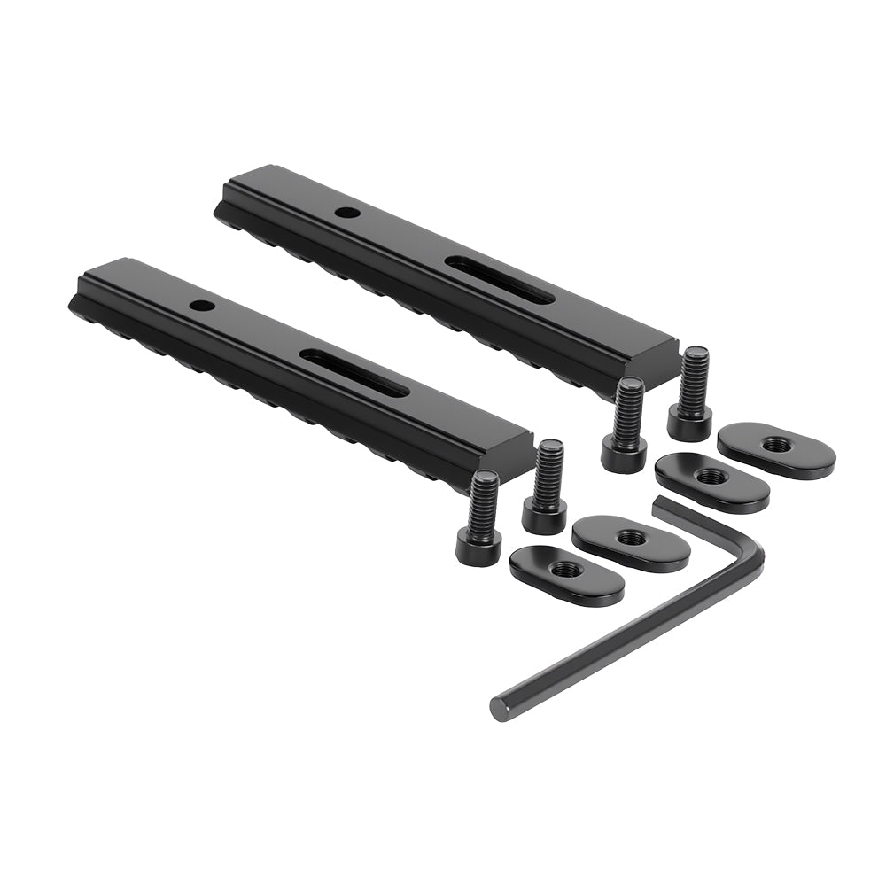 Aluminum Slotted Made Picatinny Section Kit Set for MOE Hand Guards Tactical（10slot）