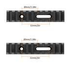 Aluminum Slotted Made Picatinny Section Kit Set for MOE Hand Guards Tactical（10slot）