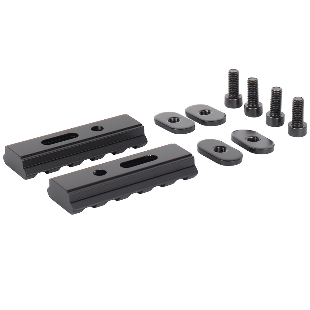 Aluminum Slotted Made Picatinny Section Kit Set for MOE Hand Guards Tactical（5slot）