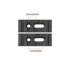 Aluminum Slotted Made Picatinny Section Kit Set for MOE Hand Guards Tactical（5slot）