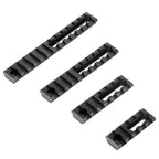 Picatinny Aluminum Accessory Rail Set 5 7 10 13 Slot Adjustable Pitch Slotted Rail with 8 T-Nuts & Screws 8 Wrench for Mlok Compatible