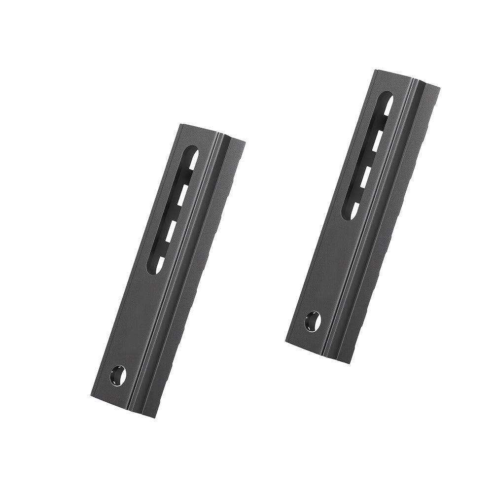 2.95 Inch Long 7 Slot Aluminum Adjustable Pitch Slotted Made Picatinny Rail with 2 T-Nuts & Screws 2 Wrench for Mlok Compatible (2-Pack)