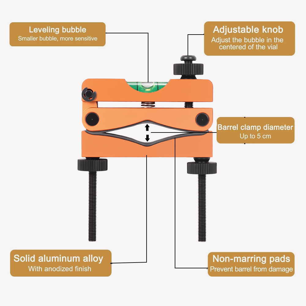 Reticle Leveling Tool, Scope Crosshair Leveling Instrument Angle Leveler Fixture Scope Megnet Bubble Level