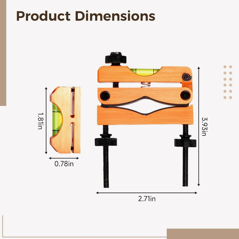 Reticle Leveling Tool, Scope Crosshair Leveling Instrument Angle Leveler Fixture Scope Megnet Bubble Level
