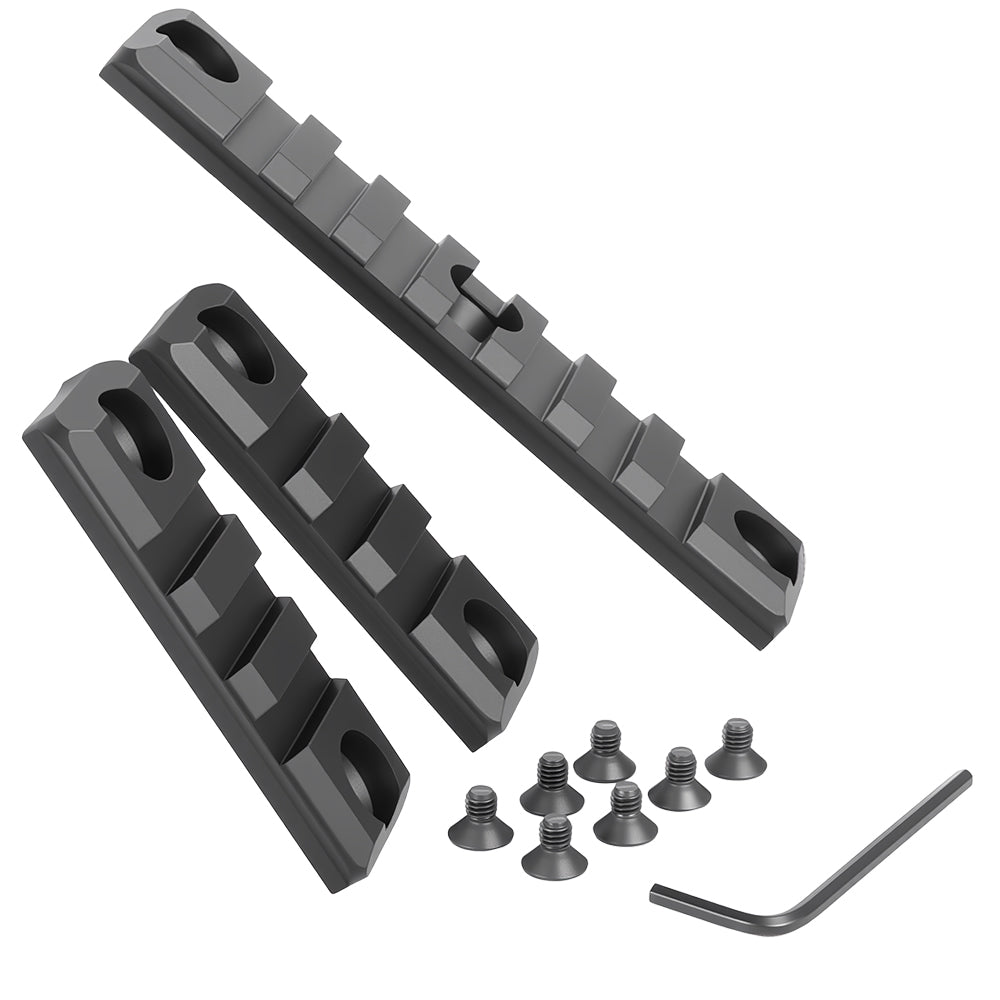 Aluminum Slotted Made Picatinny Section Kit Set for SMR Hand Guards Tactical