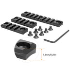 Aluminum Slotted Made Picatinny Section Kit Set for SMR Hand Guards Tactical