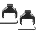Double Barrel Shotgun Mount with 5-Slot 20mm Picatinny Rail – Tactical Laser & Flashlight Clamp (2-Piece)