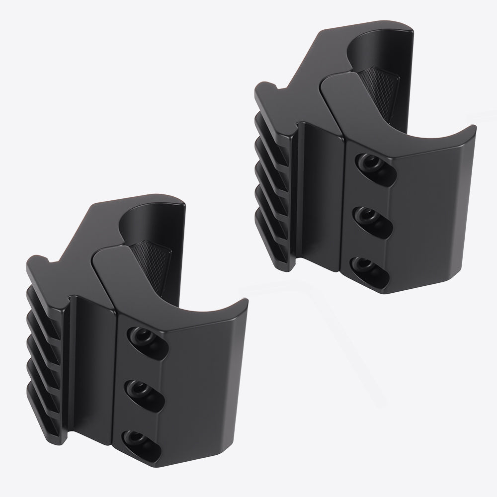 Double Barrel Shotgun Mount with 5-Slot 20mm Picatinny Rail – Tactical Laser & Flashlight Clamp (2-Piece)