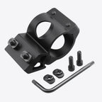 25.4mm  Diameter Scope Ring Holder Mount Flashlight Clip Clamping Fit M-lok Handguard Rail_Black Color