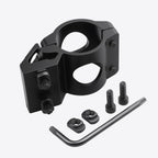 25.4mm  Diameter Scope Ring Holder Mount Flashlight Clip Clamping Fit M-lok Handguard Rail_Black Color