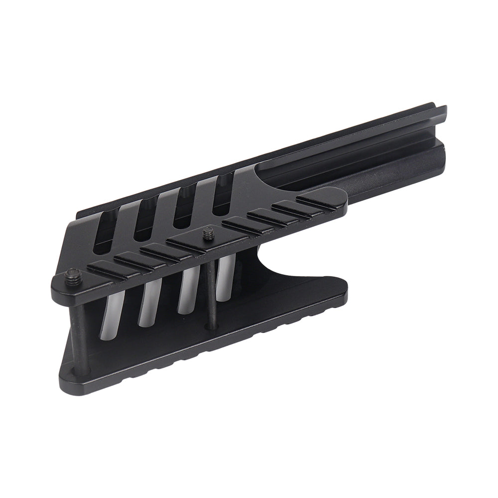Shotgun Saddle Mount Scope Base for Remington 870 & 870 DM 12 Gauge Pump, Lightweight Skeleton Sidewall Weight Reduced Picatinny Rail Optic Saddle Mount