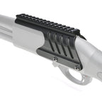 Shotgun Saddle Mount Scope Base for Remington 870 & 870 DM 12 Gauge Pump, Lightweight Skeleton Sidewall Weight Reduced Picatinny Rail Optic Saddle Mount