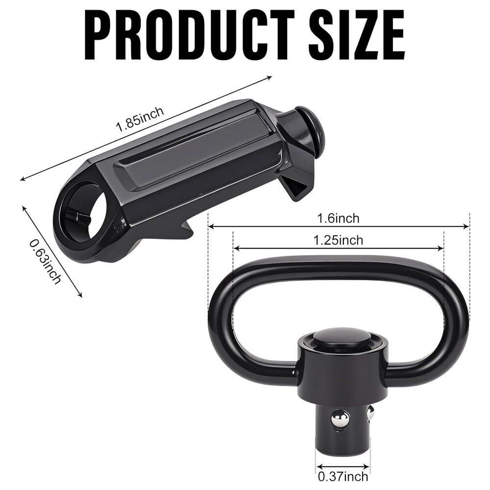 Industries Sling Swivel Mount, Quick Detach Picatinny Sling Attachment, Two Point and Traditional Sling Mounts
