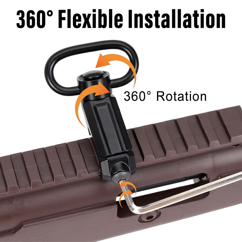 Industries Sling Swivel Mount, Quick Detach Picatinny Sling Attachment, Two Point and Traditional Sling Mounts